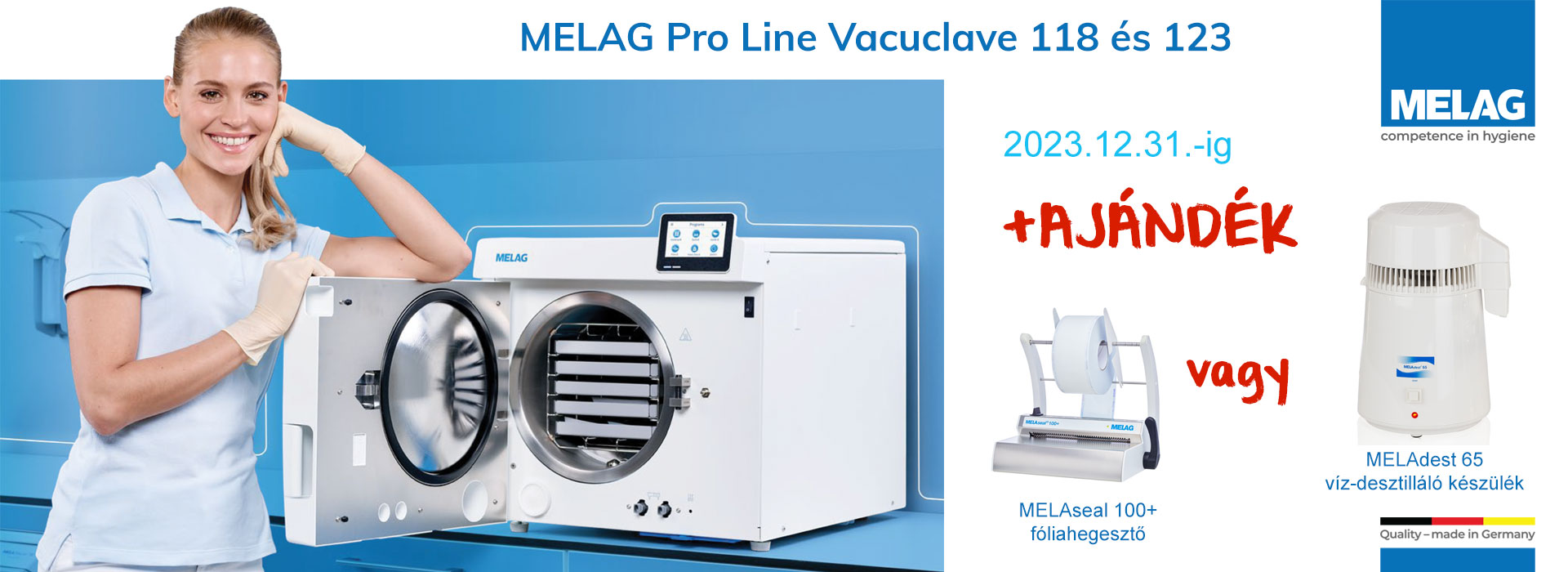 MELAG ProLine 118 és 123 akció
